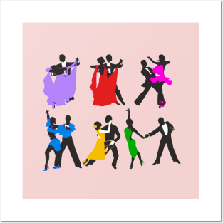 Ballroom Dancing in Color Posters and Art